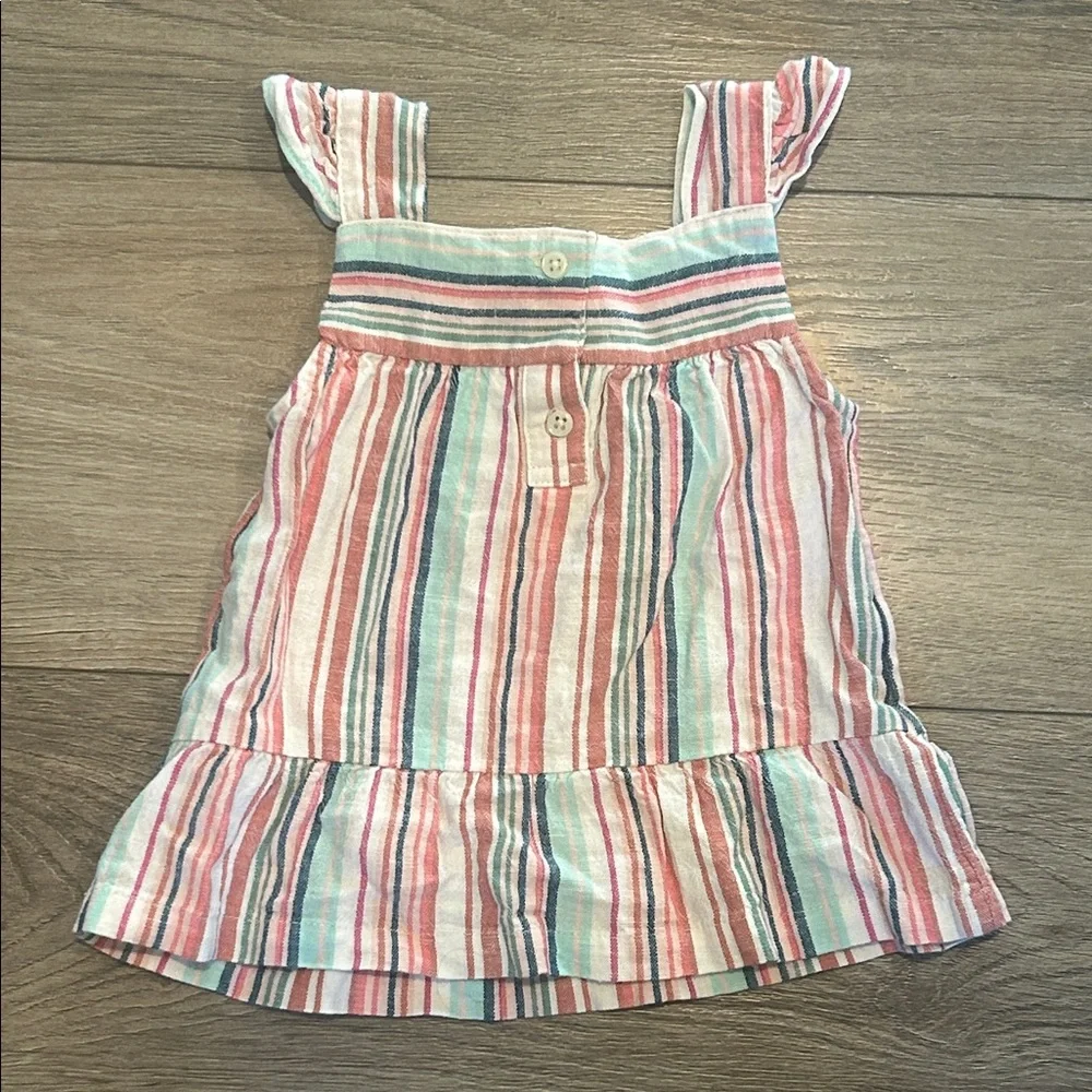 Carter's Multicolor Striped Top or‎ Dress Size 24 months